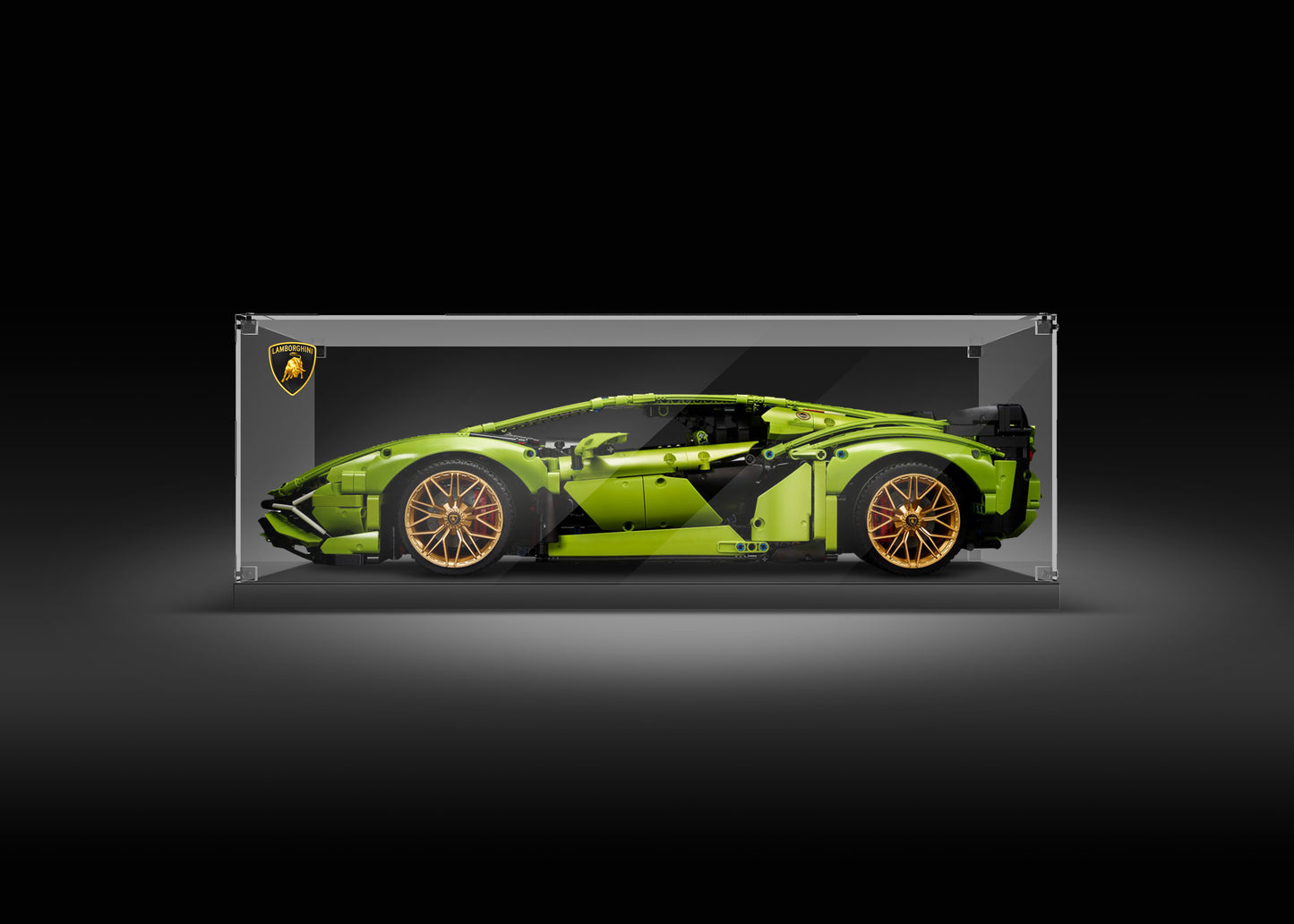 Transparent Display Case for LEGO Technic 42115 Lamborghini Sián FKP 37