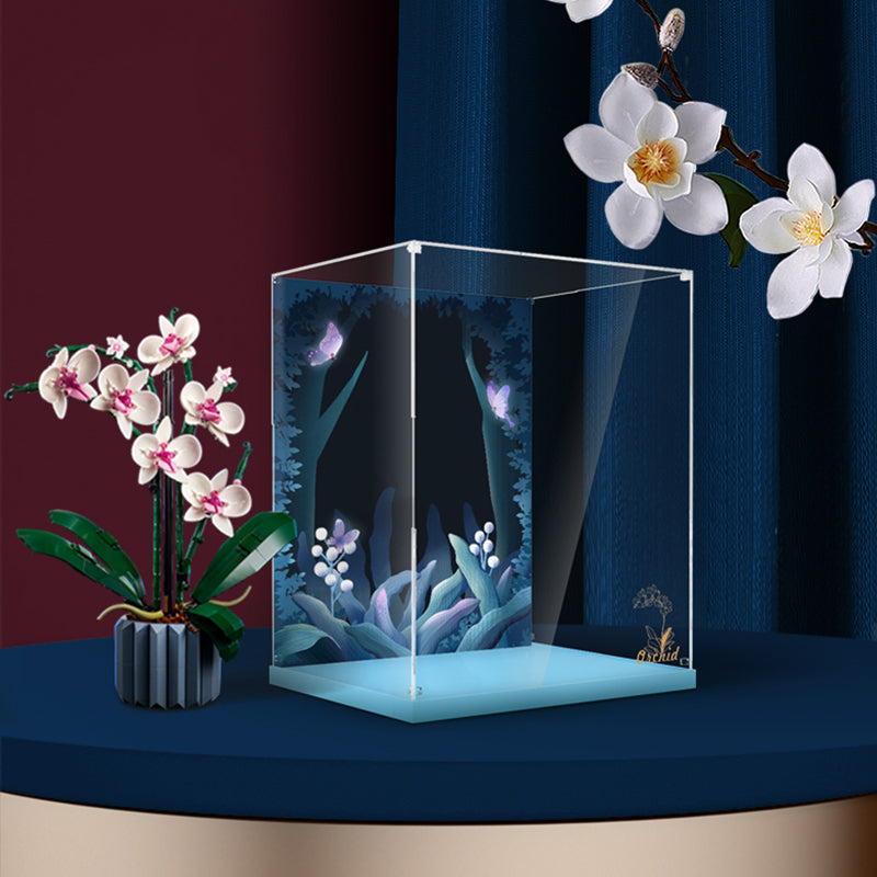 Display Case for LEGO 10311 Orchid - Crystal Nut