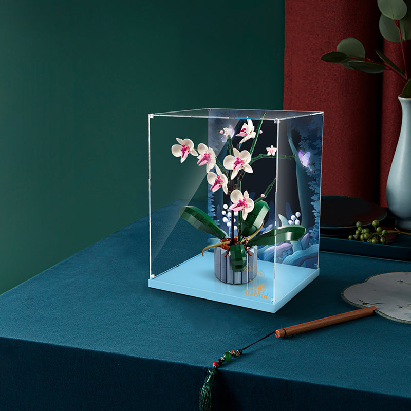 Display Case for LEGO 10311 Orchid - Crystal Nut