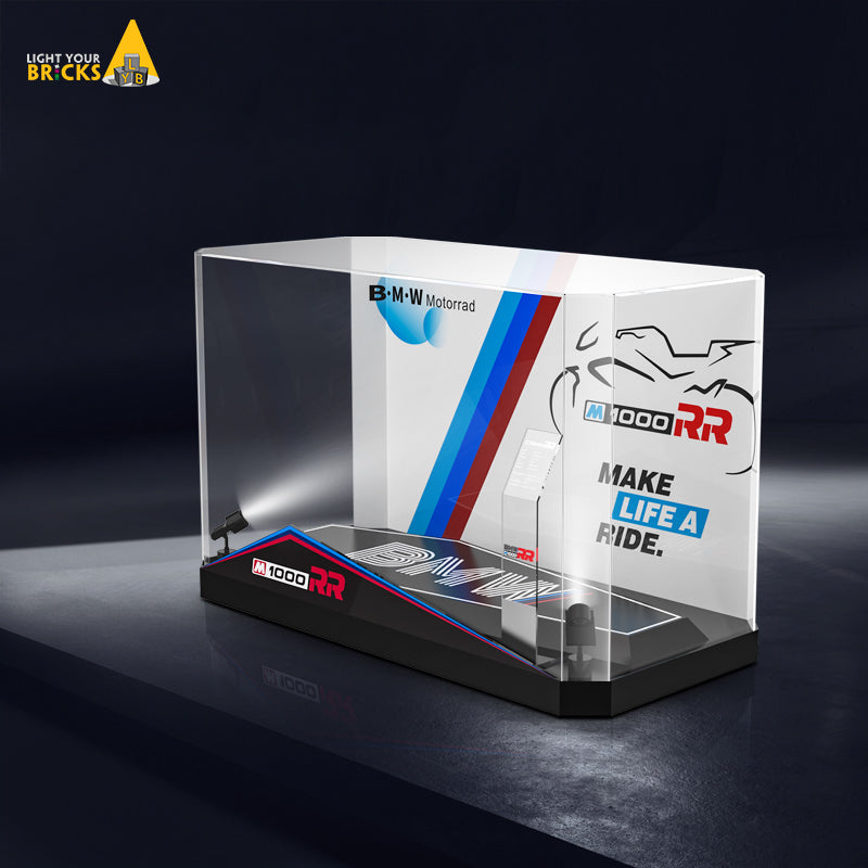 LEGO Technic BMW M 1000 RR 42130 Display Case - Clear, Dust-Proof Acrylic