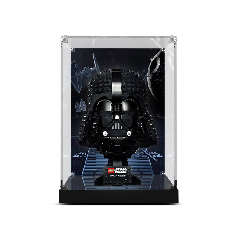 Display Case for LEGO 75304 Darth Vader Helmet (Crystal Nuts Design)