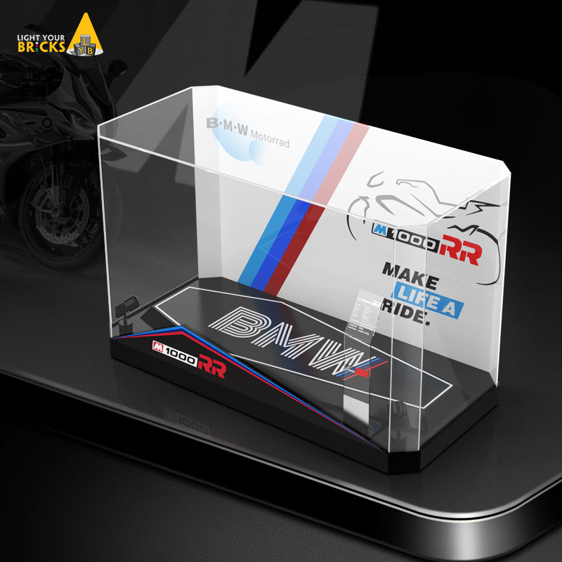 LEGO Technic BMW M 1000 RR 42130 Display Case - Clear, Dust-Proof Acrylic