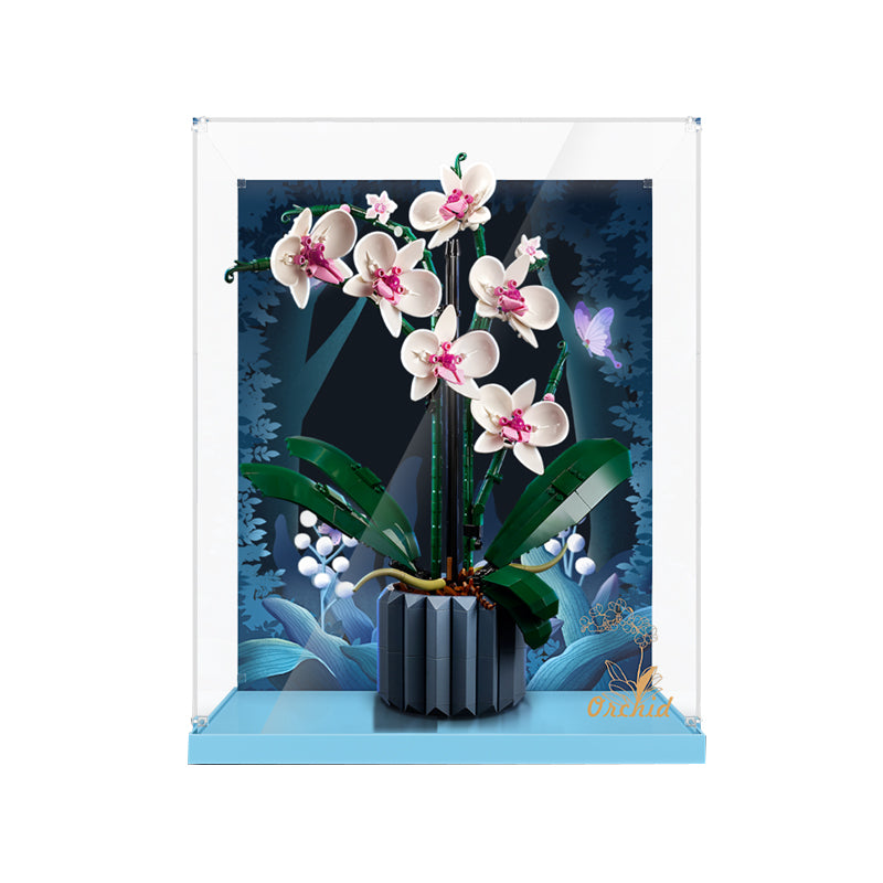 Display Case for LEGO 10311 Orchid - Crystal Nut